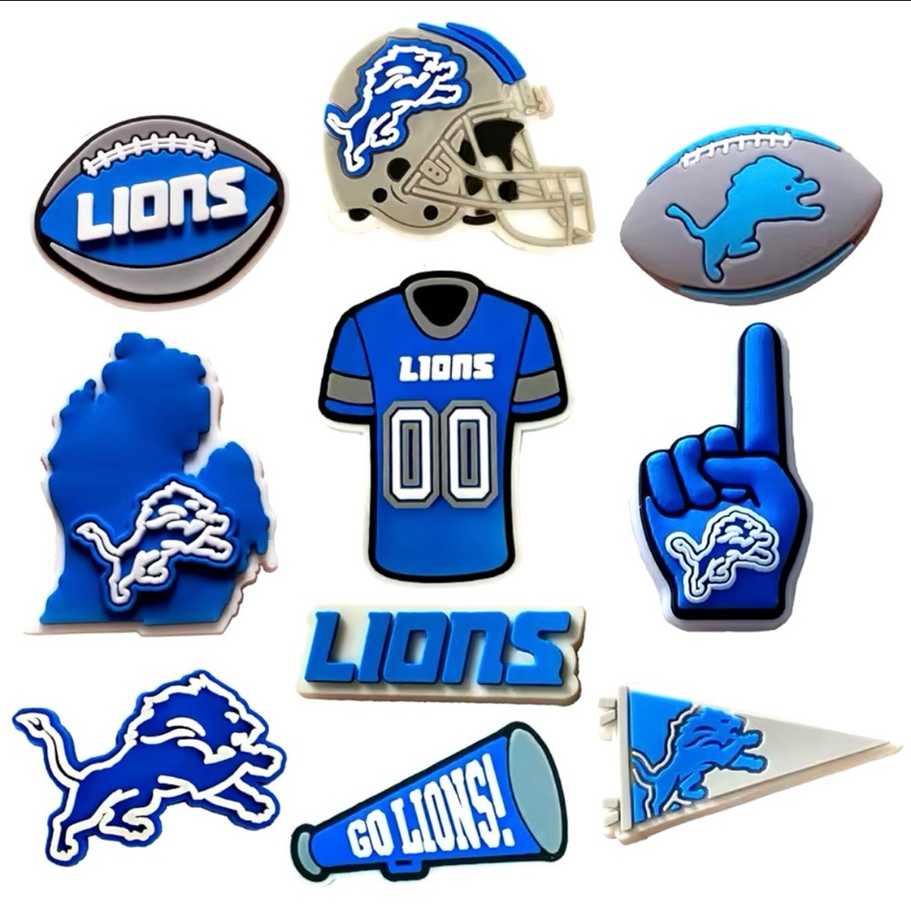Detroit Lions Shoe Charms